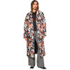 Women's Ginny Notched Collar Front Patch Pocket Button-Up Coat, Autumn Floral - Coats - 3