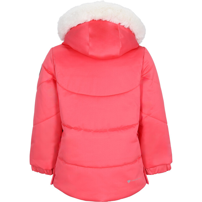 Roselet Ski-Ready Interior Windguard Waterproof Hooded Jacket, Pink Supreme - Jackets - 2