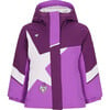 Lissa Interior Windguard Waterproof Hooded Jacket, Fairy Flower - Jackets - 1 - thumbnail