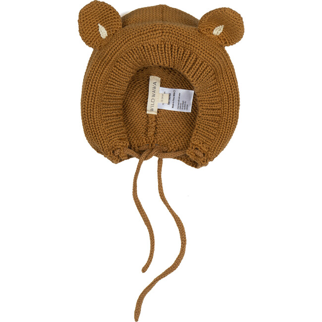 Knitted Bear Bonnet