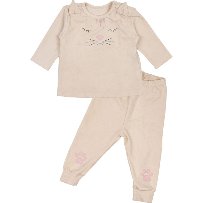 Kitty Two Piece Set, Pink