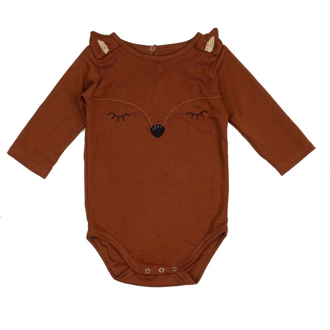 Fox Onesie, Rust - Onesies - 1