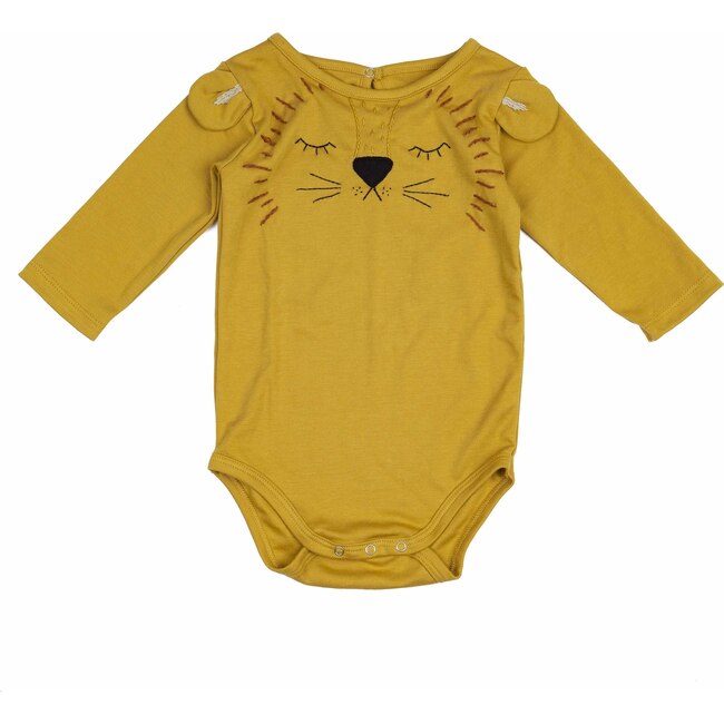 Lion Onesie, Mustard