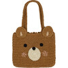 Crochet Bear Purse, Caramel - Bags - 1 - thumbnail