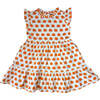 Pumpkin Patch Ruffle Neck Sleeveless Back Button Side Pocket Dress, Multicolors - Dresses - 1 - thumbnail