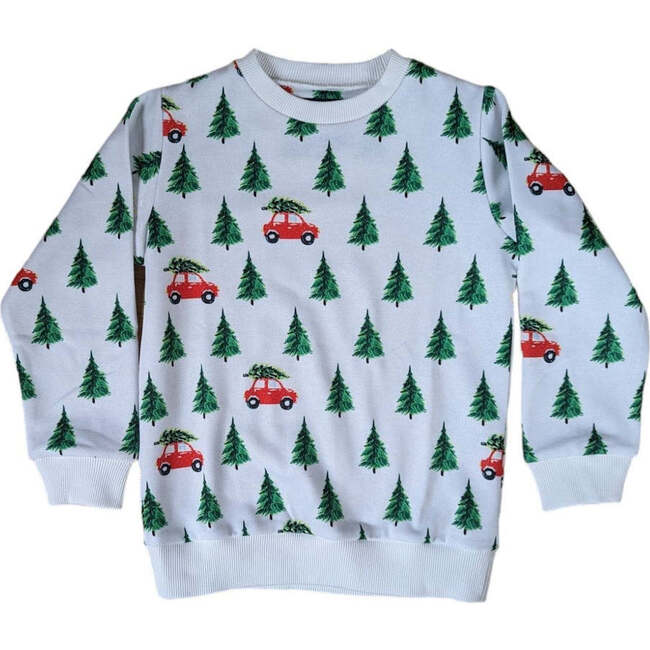 Bring Home Tree French Terry Crew Neck Long Sleeve Sweatshirt, Multicolors - Sweatshirts - 1