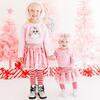Santa Baby Christmas Long Sleeve Bodysuit, Pink - Onesies - 5