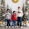 Retro Santa Christmas Sweatshirt, Grey - Sweatshirts - 3