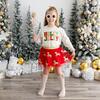 Reindeer Sequin Christmas Tutu, Red - Skirts - 2