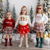 Reindeer Sequin Christmas Tutu, Red - Skirts - 3