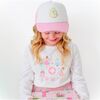 Pastel Christmas Tree Patch Trucker Hat, Pink - Hats - 2