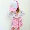 Pastel Christmas Tree Patch Trucker Hat, Pink - Hats - 4