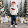 Christmas Truck Patch Sweatshirt, Natural - Sweatshirts - 2