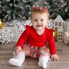 Christmas Plaid Tulle Bow Baby Headband, Multi - Hair Accessories - 2