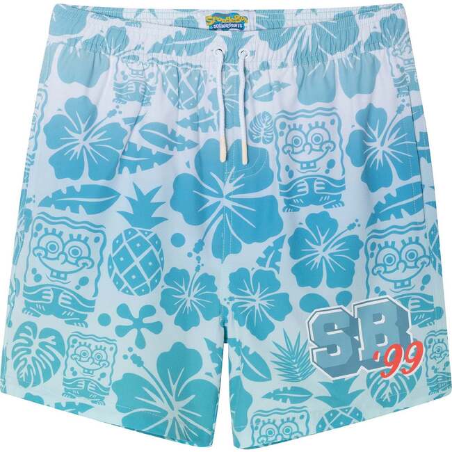 SpongeBob SquarePants™ x Andy & Evan® | Kids Tribal Art Boardshort - Swim Trunks - 1