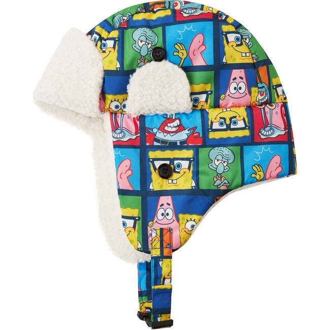 SpongeBob SquarePants™ x Andy & Evan® | Kids Trapper Hat | Character Collage