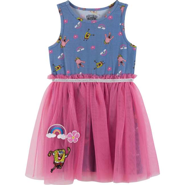 SpongeBob SquarePants™ x Andy & Evan® | Kids Spongebob Two-Fer Dress Set | Multicolor - Mixed Apparel Set - 3