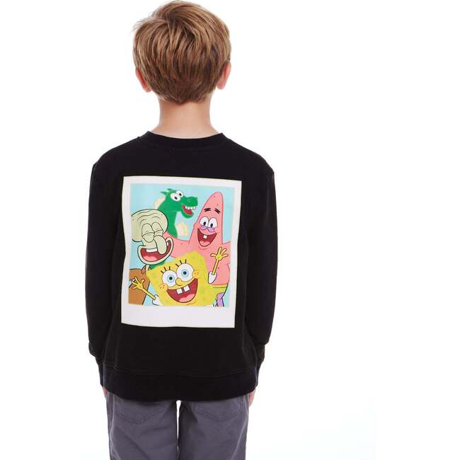 SpongeBob SquarePants™ x Andy & Evan® | Kids Stone-Washed Screenprint Front & Back Printed Crew - Sweatshirts - 3