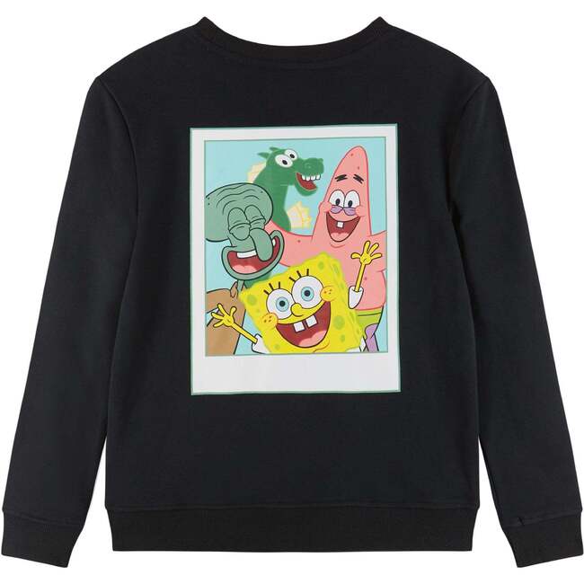 SpongeBob SquarePants™ x Andy & Evan® | Kids Stone-Washed Screenprint Front & Back Printed Crew - Sweatshirts - 4