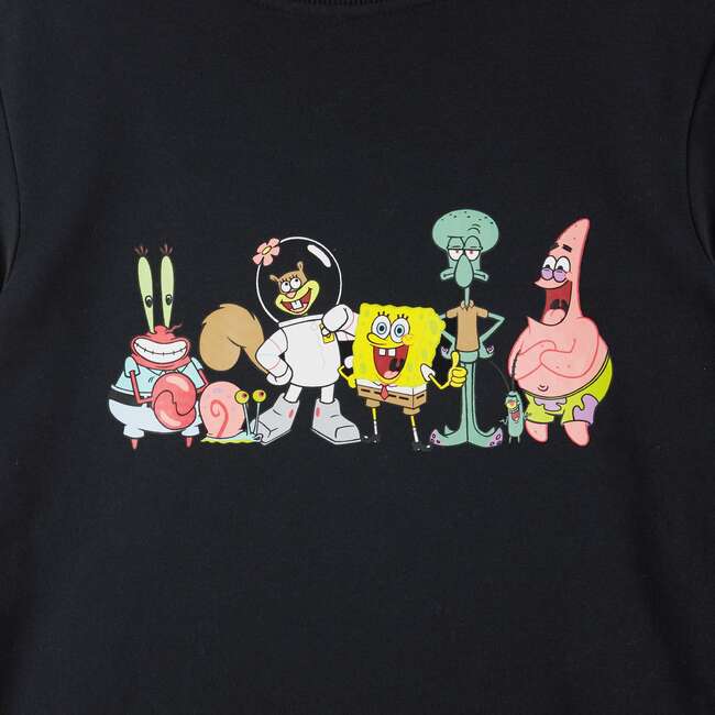 SpongeBob SquarePants™ x Andy & Evan® | Kids Stone-Washed Screenprint Front & Back Printed Crew - Sweatshirts - 5