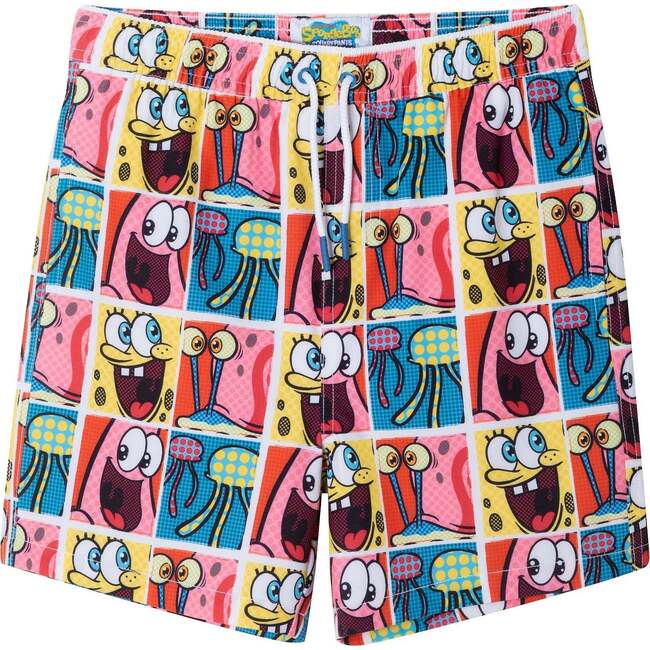 SpongeBob SquarePants™ x Andy & Evan® | Kids Pop Art Boardshort - Swim Trunks - 1