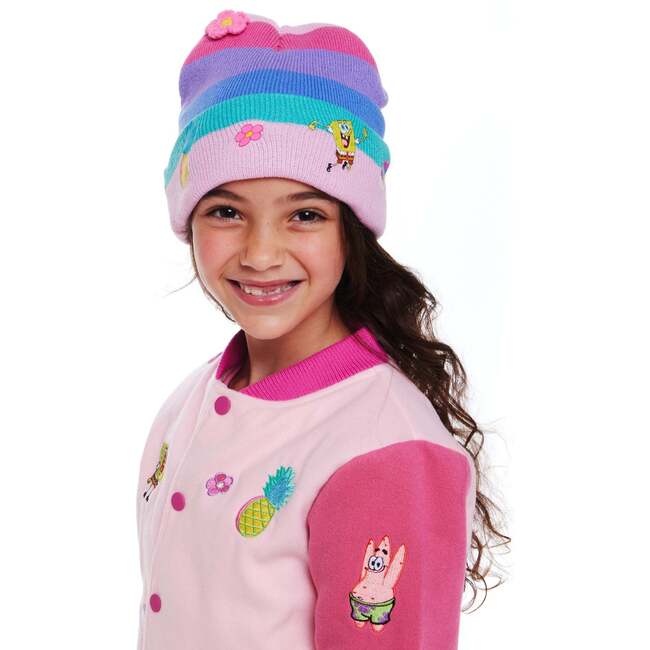 SpongeBob SquarePants™ x Andy & Evan® | Kids Rainbow Hat & Mittens - Gloves - 2