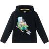 SpongeBob SquarePants™ x Andy & Evan® | Kids Hooded Krabby Patty Sleigh Ride Tee | Black - T-Shirts - 1 - thumbnail