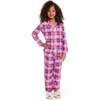 SpongeBob SquarePants™ x Andy & Evan® | Kids Flannel Plaid Pajama Set | Pink - Mixed Apparel Set - 2