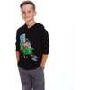 SpongeBob SquarePants™ x Andy & Evan® | Kids Hooded Krabby Patty Sleigh Ride Tee | Black - T-Shirts - 2