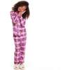 SpongeBob SquarePants™ x Andy & Evan® | Kids Flannel Plaid Pajama Set | Pink - Mixed Apparel Set - 3