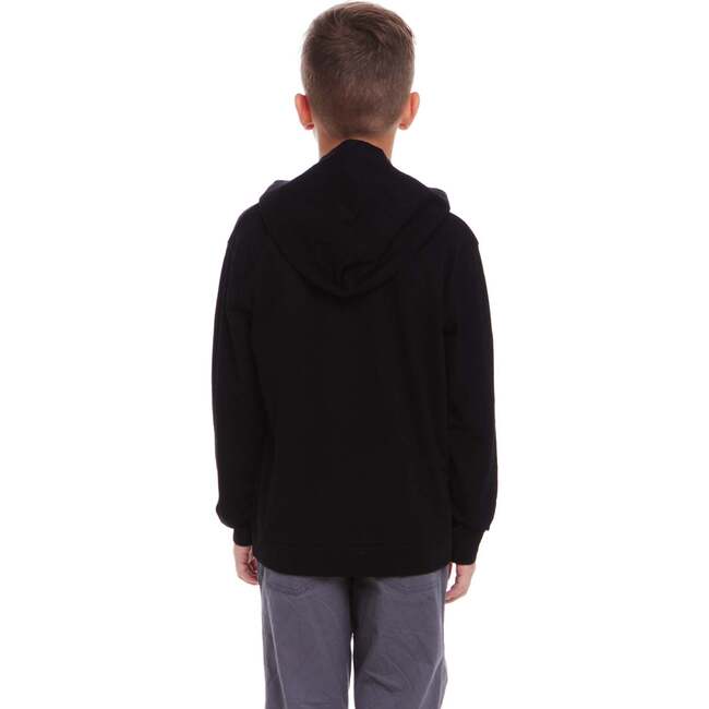 SpongeBob SquarePants™ x Andy & Evan® | Kids Hooded Krabby Patty Sleigh Ride Tee | Black - T-Shirts - 3