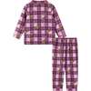 SpongeBob SquarePants™ x Andy & Evan® | Kids Flannel Plaid Pajama Set | Pink - Mixed Apparel Set - 4