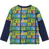 SpongeBob SquarePants™ x Andy & Evan® | Kids (2-7) Long Sleeve Character Collage T-Shirt - Jackets - 5