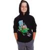 SpongeBob SquarePants™ x Andy & Evan® | Kids Hooded Krabby Patty Sleigh Ride Tee | Black - T-Shirts - 6