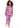 SpongeBob SquarePants™ x Andy & Evan® | Kids Flannel Plaid Pajama Set | Pink - Mixed Apparel Set - 7