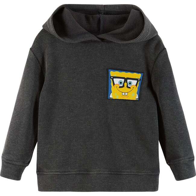 SpongeBob SquarePants™ x Andy & Evan® | Kids (2-12) Stone-Washed Hooded Waffle Tee