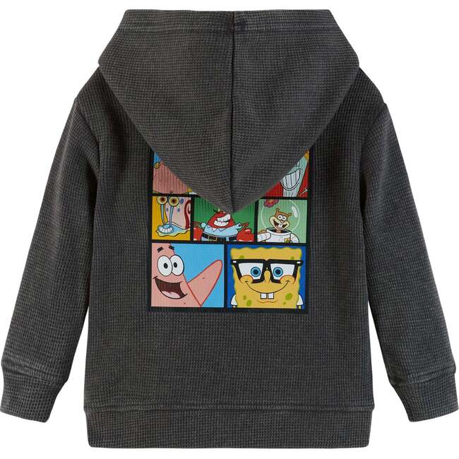 SpongeBob SquarePants™ x Andy & Evan® | Kids (2-12) Stone-Washed Hooded Waffle Tee - Sweatshirts - 2