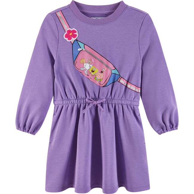 SpongeBob SquarePants™ x Andy & Evan® | Kids  French Terry Dress with Friends Fanny Pack