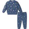 SpongeBob SquarePants™ x Andy & Evan® | Infant (9-24M) Spongebob French Terry Set | Navy - Mixed Apparel Set - 1 - thumbnail