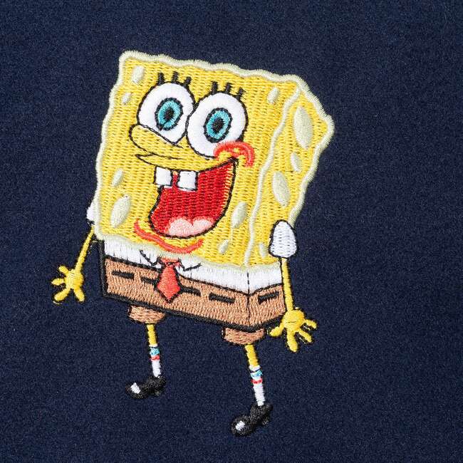 SpongeBob SquarePants™ x Andy & Evan® | Kids (2-12) Patchwork Color-Blocked Varsity Jacket - Jackets - 6