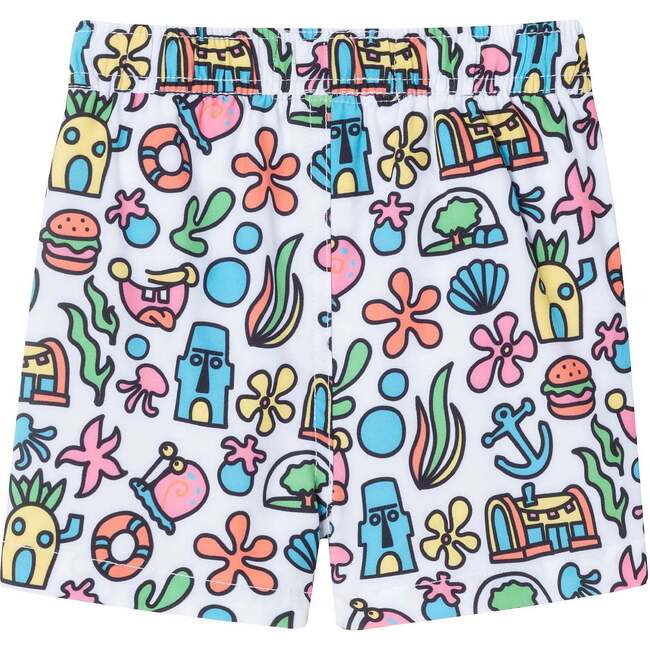 SpongeBob SquarePants™ x Andy & Evan® | Infant 3D Dot Pocket & Bikini Bottom Rash Guard Set - Mixed Apparel Set - 5