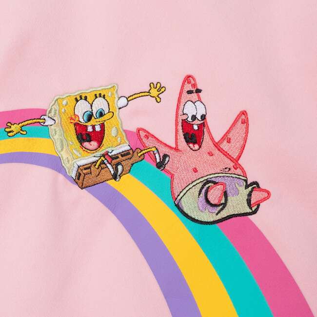 SpongeBob SquarePants™ x Andy & Evan® | Kids  Rainbow Patchwork Bomber Jacket - Jackets - 6