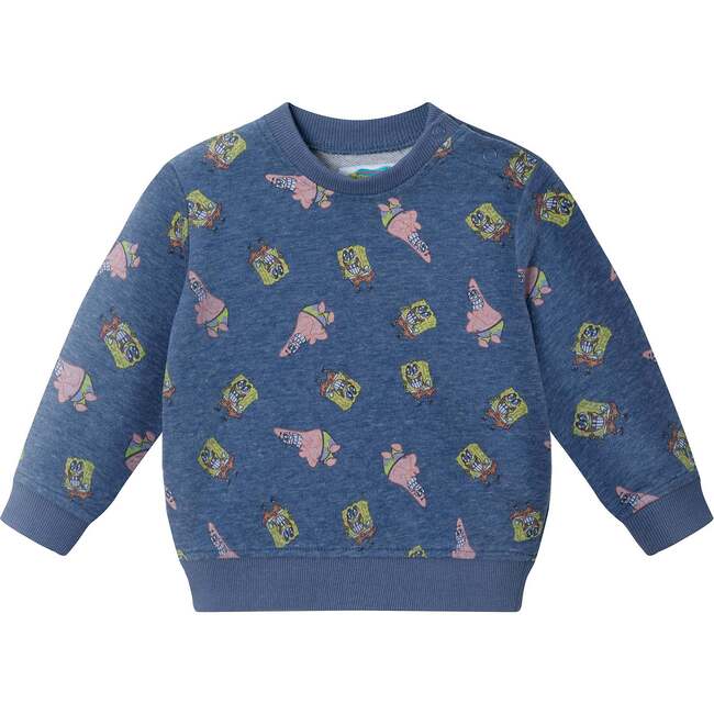 SpongeBob SquarePants™ x Andy & Evan® | Infant (9-24M) Spongebob French Terry Set | Navy - Mixed Apparel Set - 4