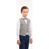 Striped Vest & Bowtie, Beige - Suits & Separates - 2