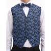 Floral Print Vest & Bowtie, Blue - Suits & Separates - 2