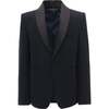 Shawl Lapel Blazer, Navy - Blazers & Sport Coats - 1 - thumbnail