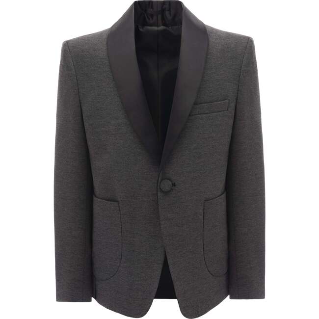 Shawl Lapel Blazer, Grey