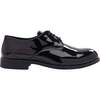 Patent Lace Dress Shoes, Black - Dress Shoes - 4