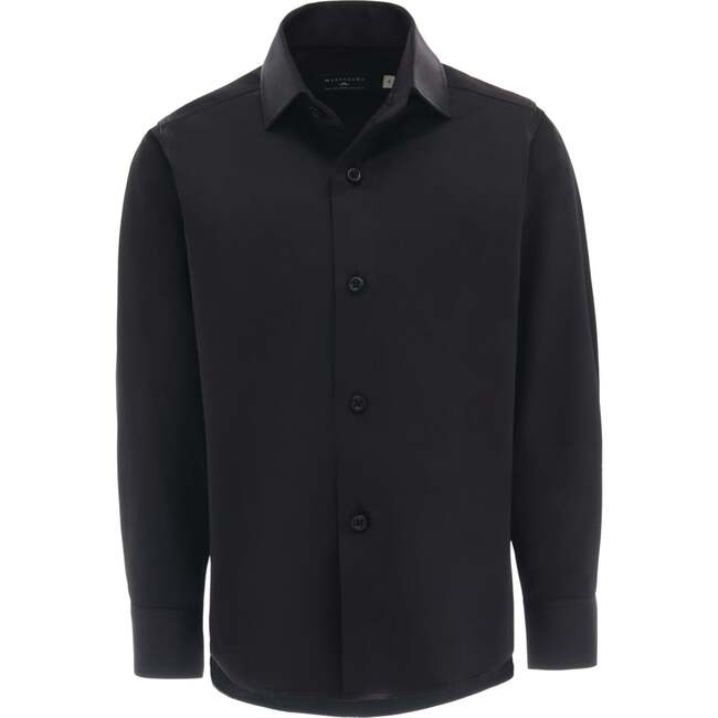 Solid Dress Shirt, Black