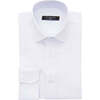 Solid Dress Shirt, White - Shirts - 5